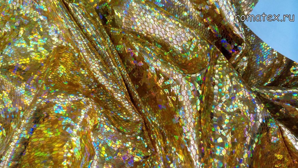 голограмма стрейч цвет золото голограмма стрейч цвет золото
