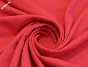 Ткань для рукоделия
 Джерси S цвет красно — коралловый